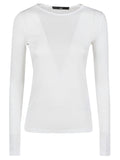 Liviana Conti Long sleeve cotton blend t-shirt