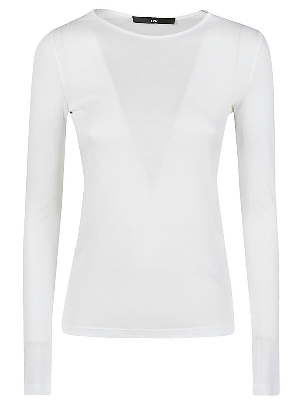 Liviana Conti Long sleeve cotton blend t-shirt