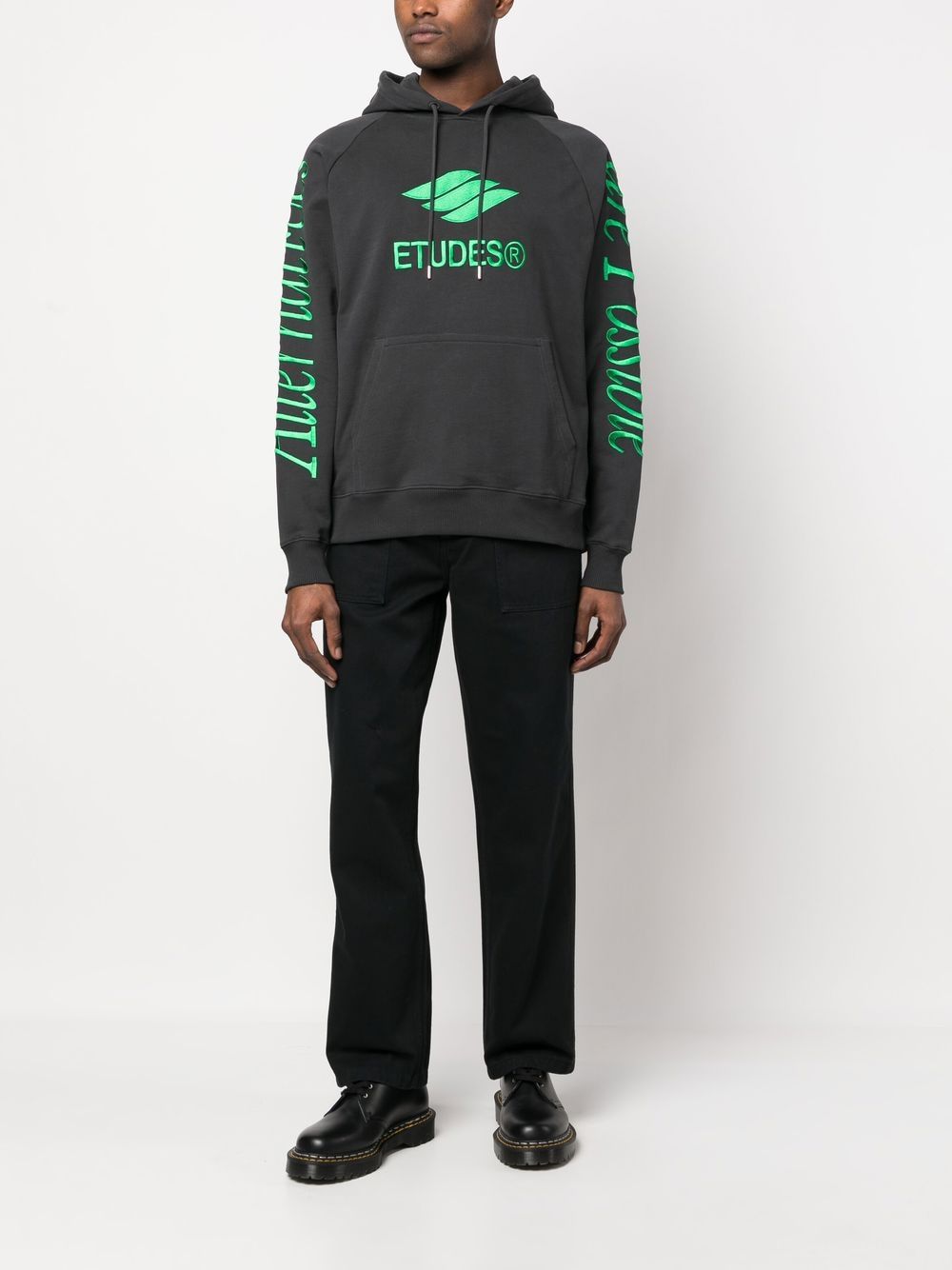 Études Ãtudes Logo organic cotton hoodie