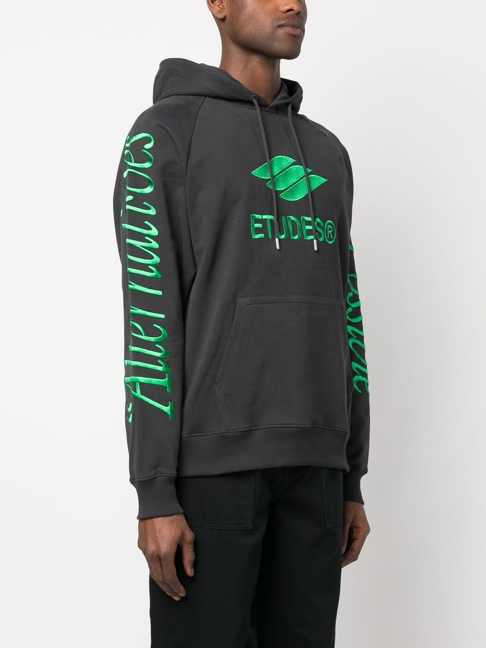 Études Ãtudes Logo organic cotton hoodie