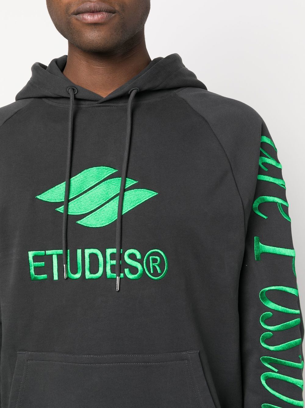 Études Ãtudes Logo organic cotton hoodie