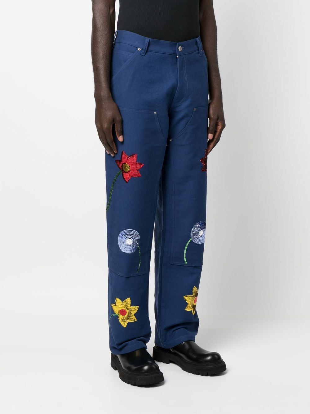 Sky High Farm Workwear Embroidered denim jeans