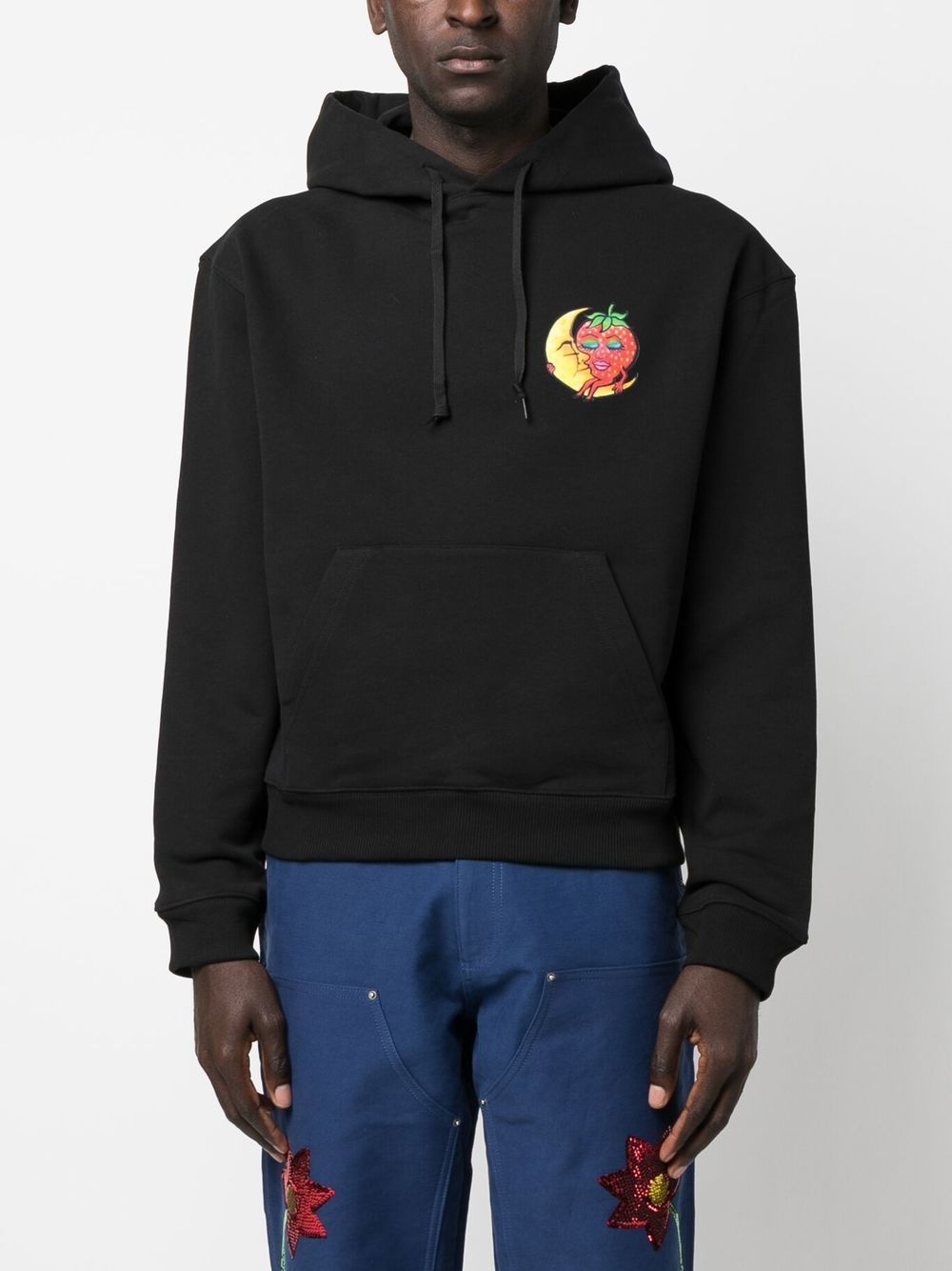 Sky High Farm Workwear Printed cotton hoodie