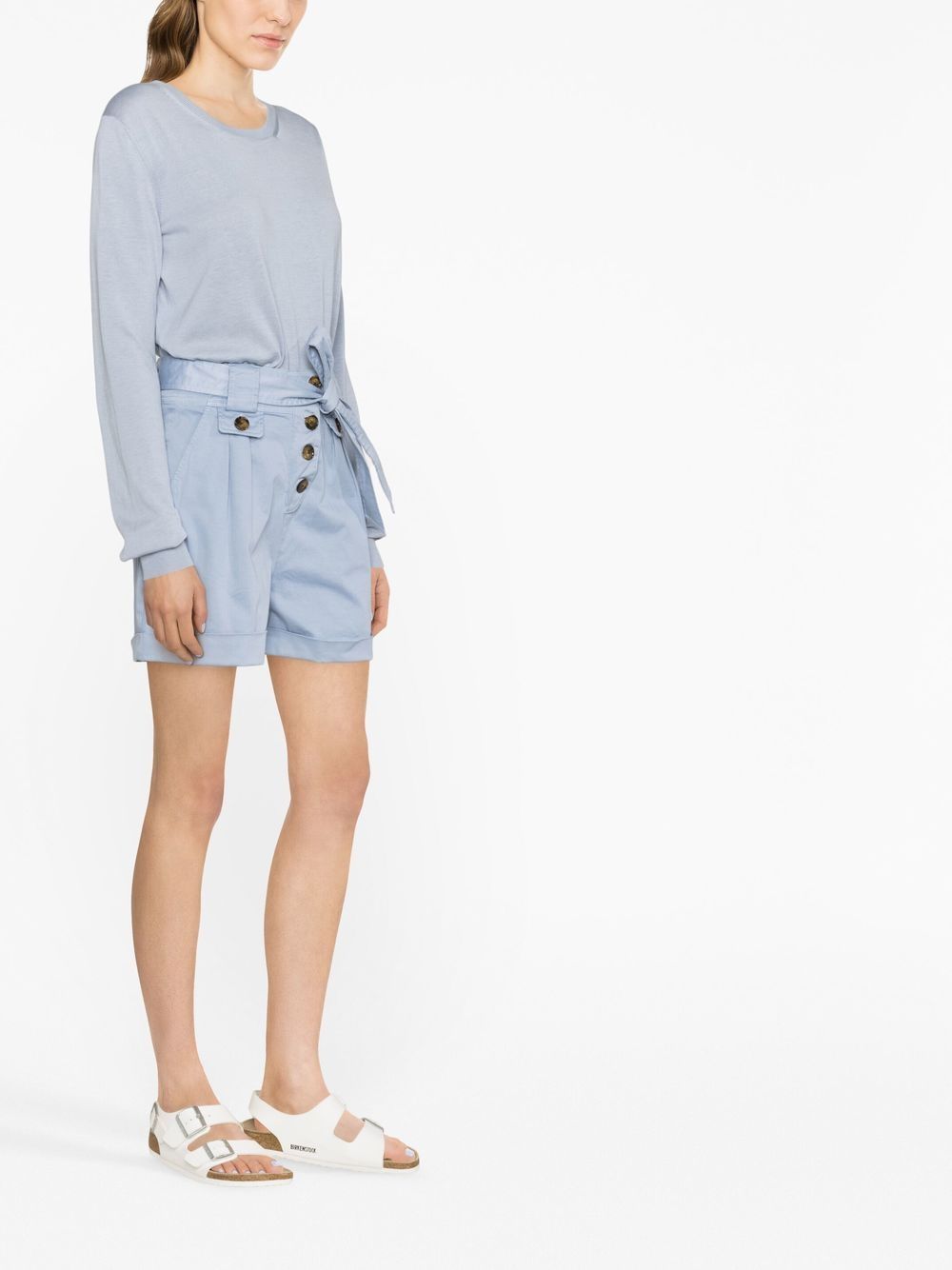 Woolrich Stretch cotton twill shorts