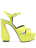 Si Rossi sculpted-heel sandals