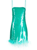 Giuseppe Di Morabito Feather detail short dress