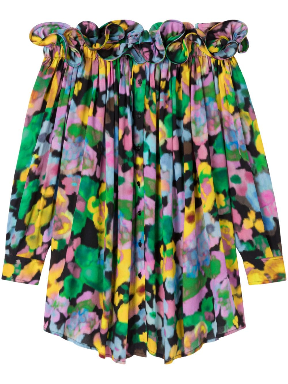 Az Factory With Lutz Huelle Off shoulder short dress