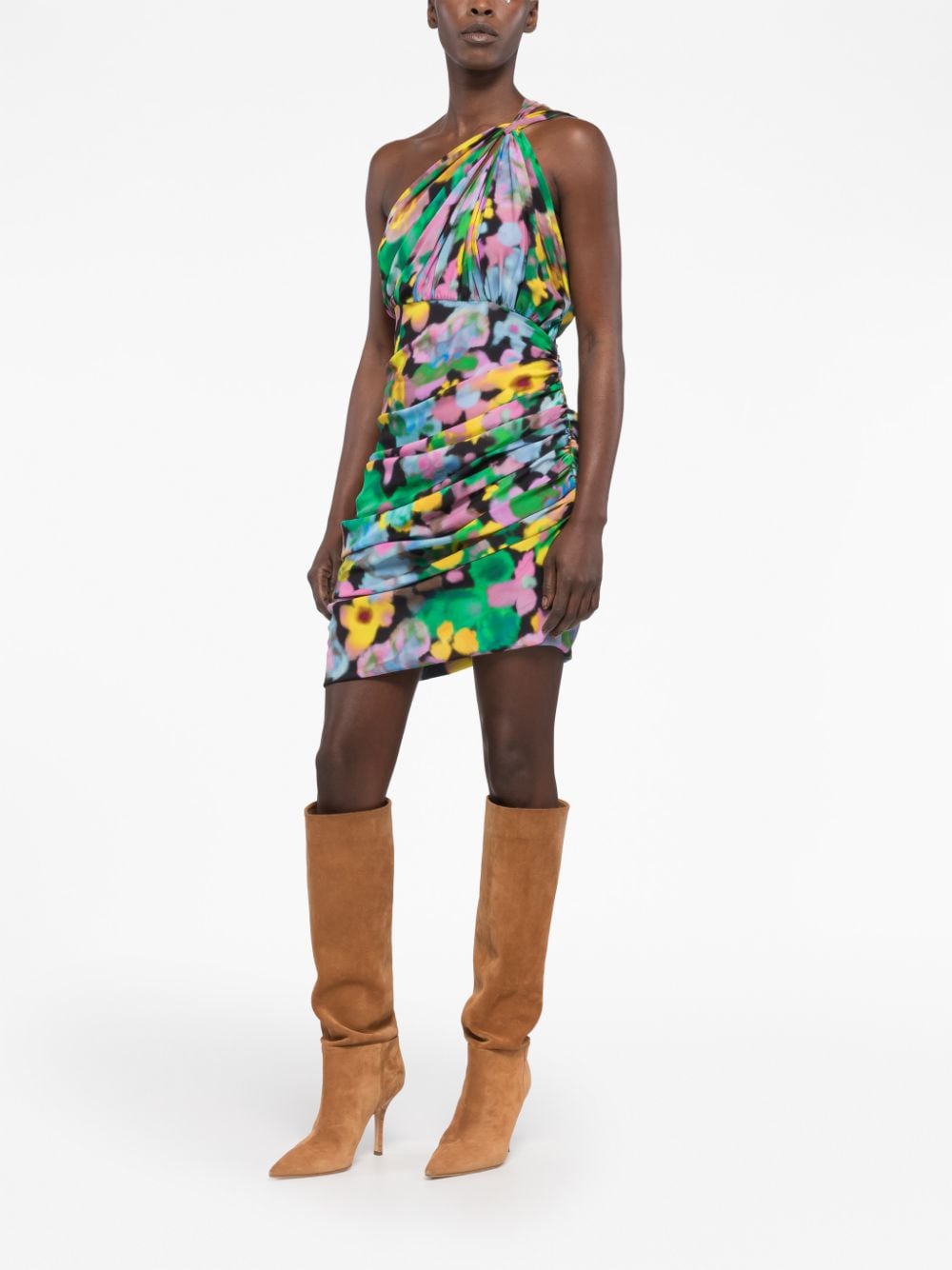 Az Factory With Lutz Huelle One shoulder mini dress
