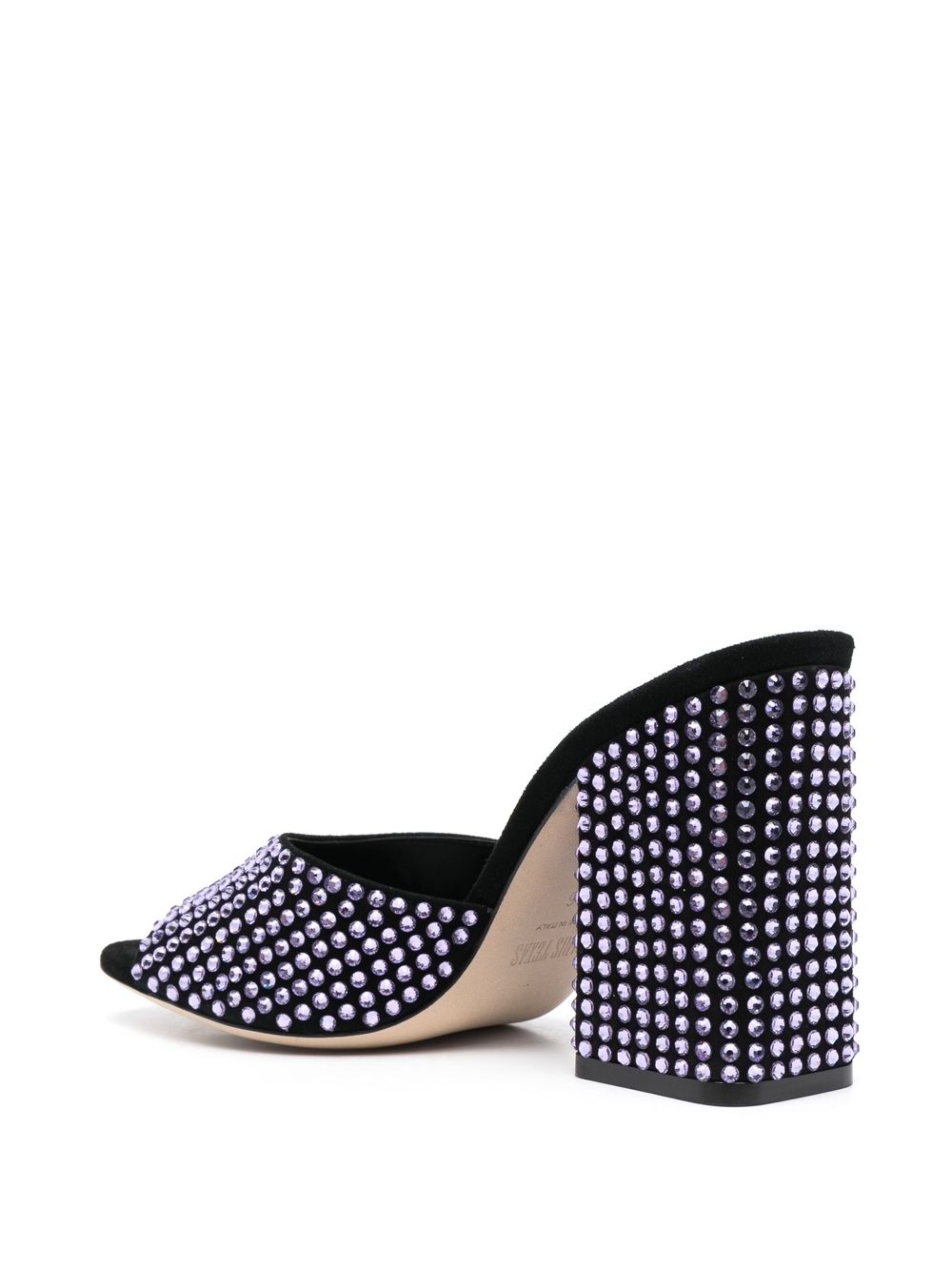 Paris Texas Holly Anja crystal-embellished sandals.
