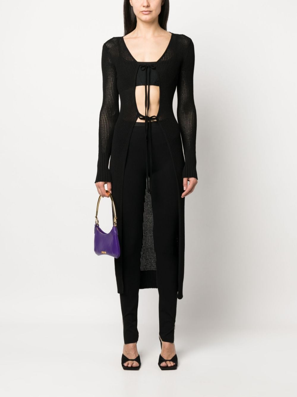 AndreĀdamo AndreÄdamo Knit long cardigan