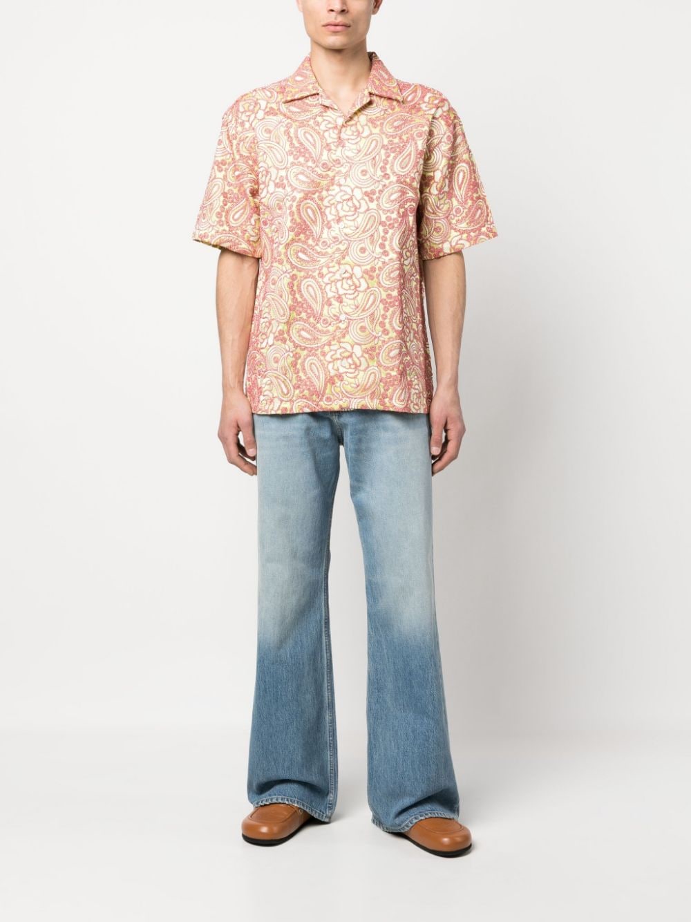 Bluemarble Short sleeve embroidered shirt