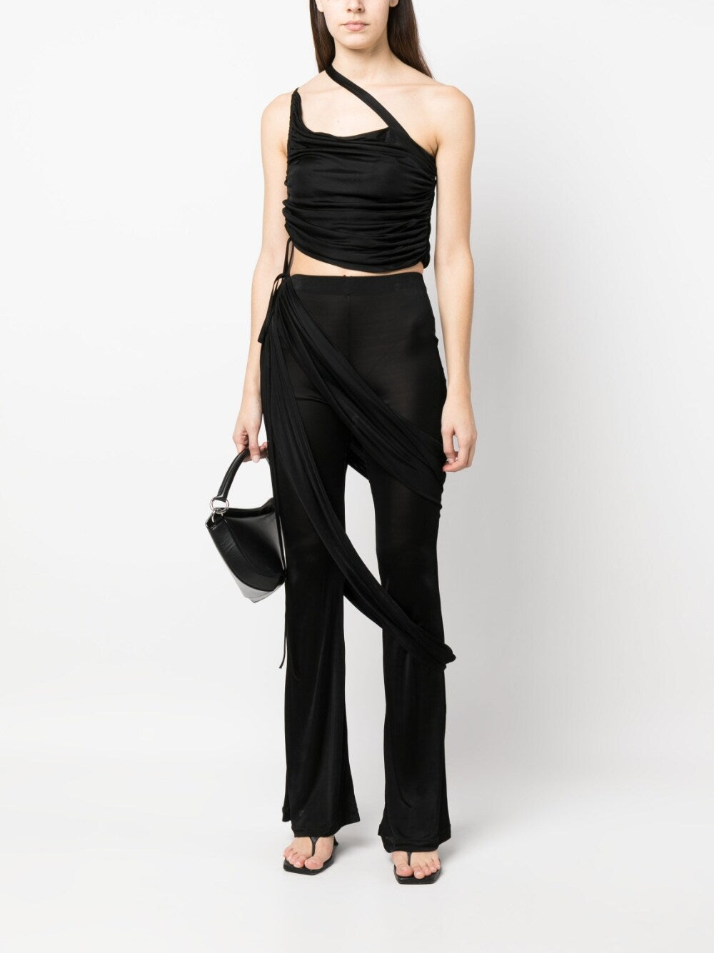 AndreĀdamo AndreÄdamo Cropped jersey top