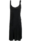 Victoria Beckham Asymmetric fringe mini dress