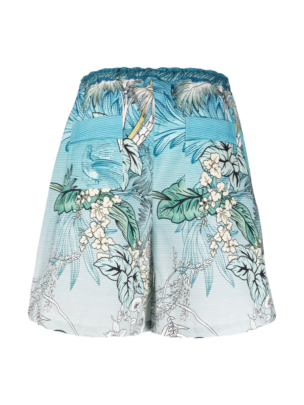 F.R.S . Printed drawstring cotton shorts