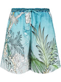 F.R.S . Printed drawstring cotton shorts