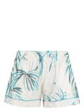 F.R.S . Printed drawstring cotton shorts
