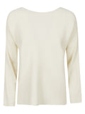 Liviana Conti Ribbed viscose sweater