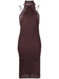 AndreĀdamo AndreÄdamo Ribbed midi dress