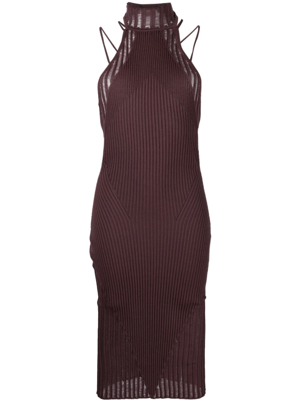 AndreĀdamo AndreÄdamo Ribbed midi dress