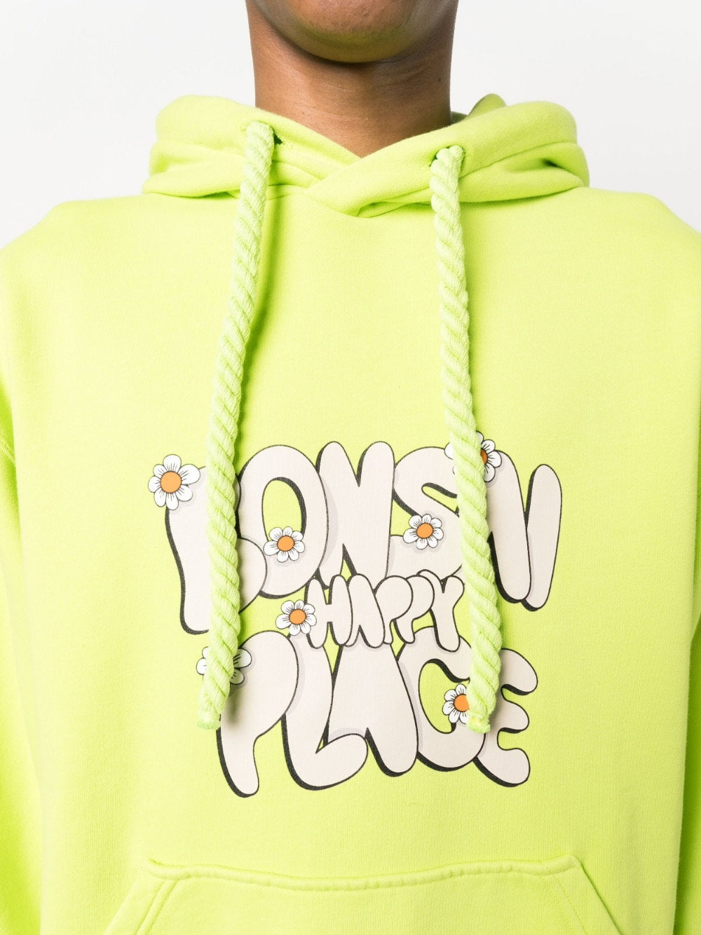 Bonsai Printed cotton hoodie