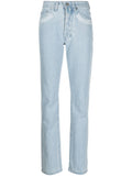 032C Patchwork organic cotton jeans
