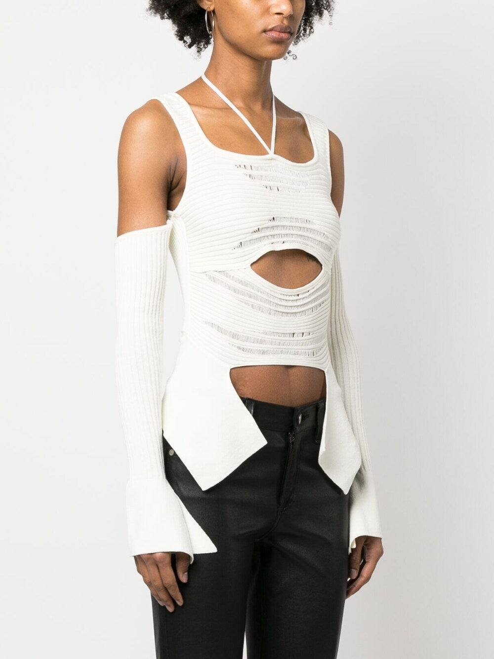 AndreĀdamo AndreÄdamo Knit ribbed top