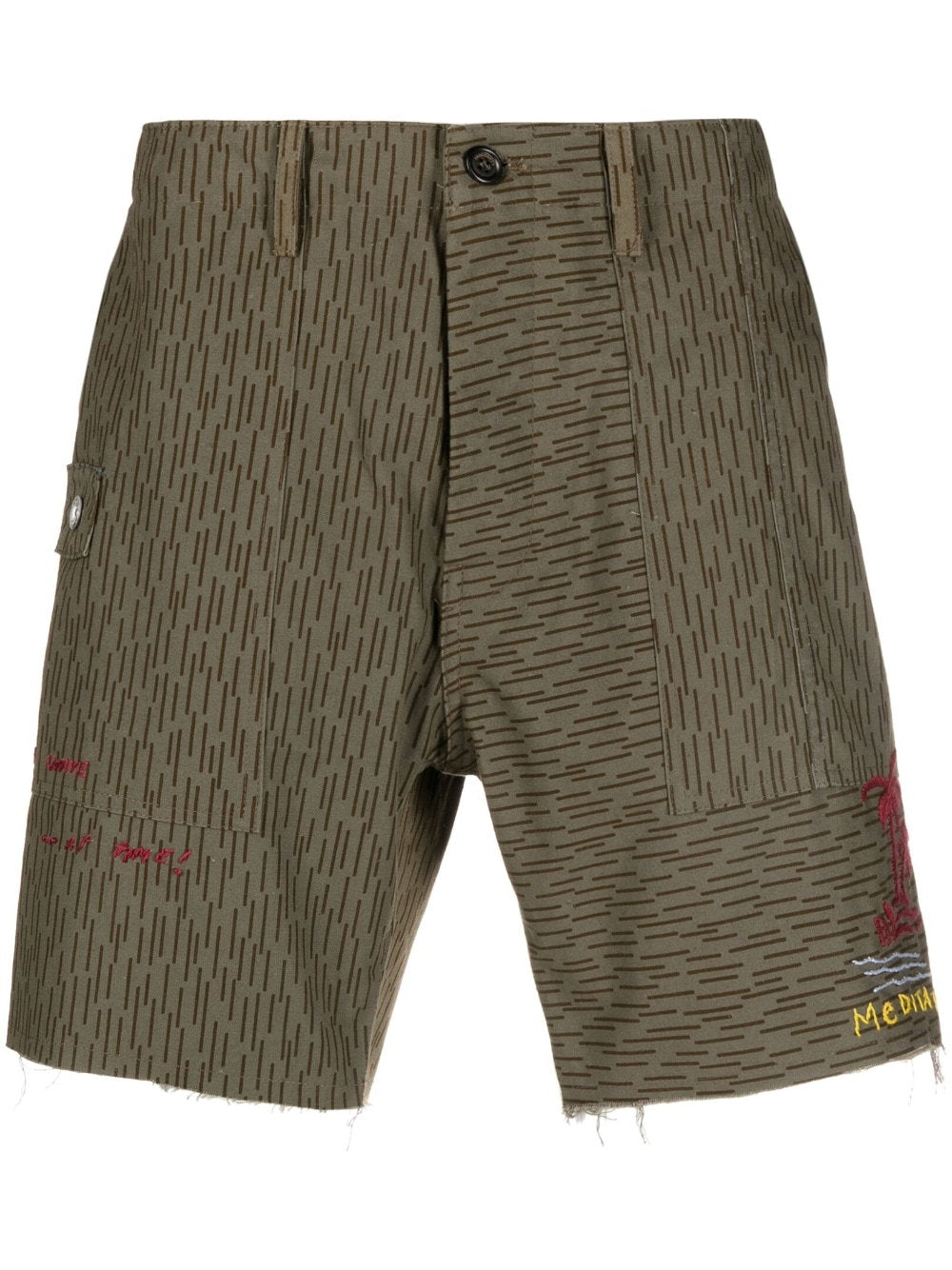President'S Camouflage print shorts