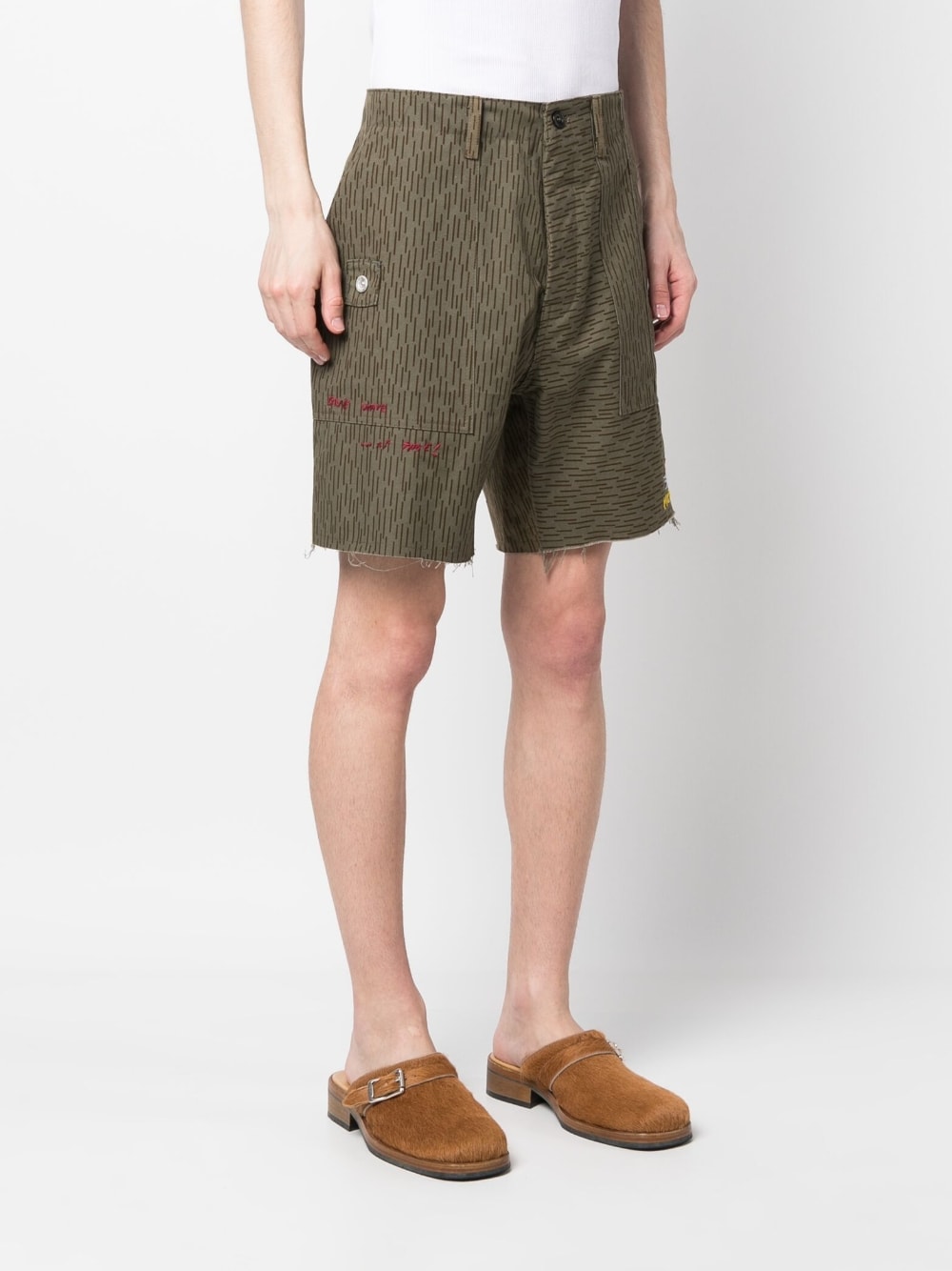 President'S Camouflage print shorts