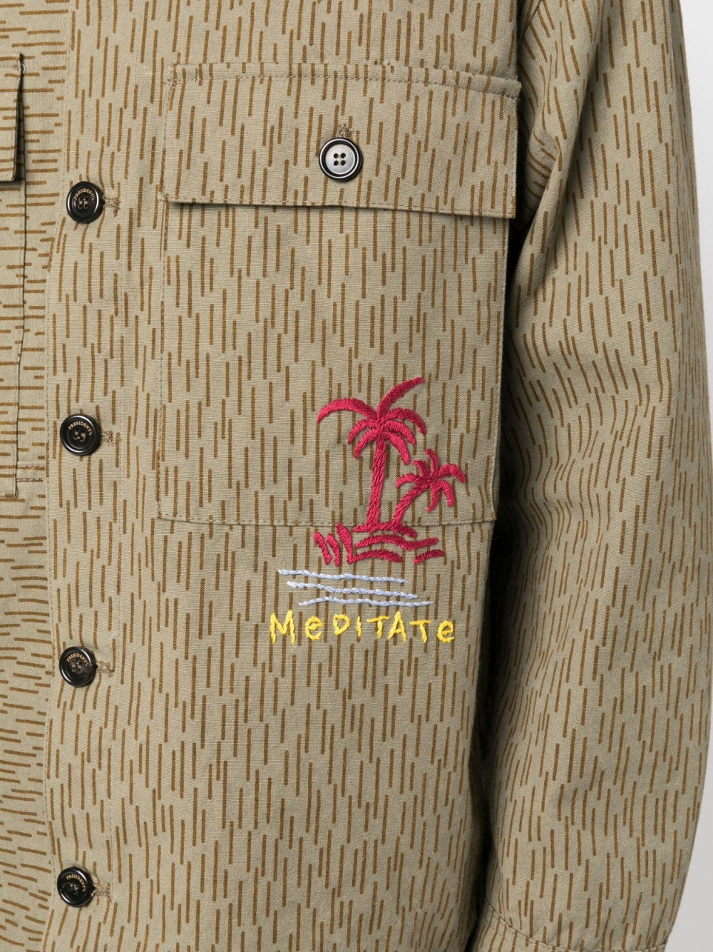 President'S Camouflage print shirt