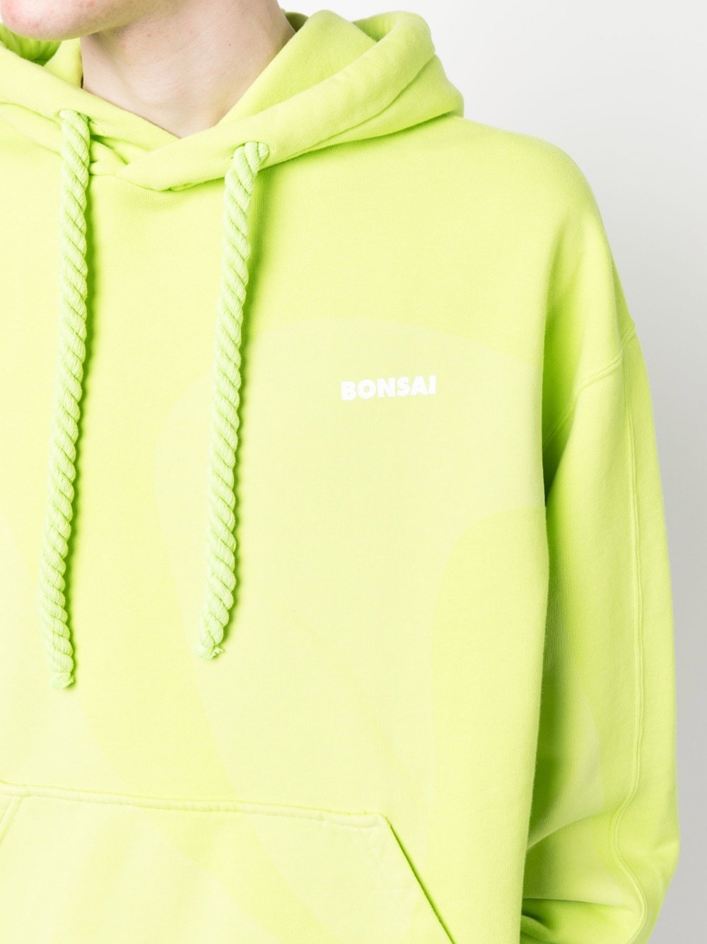 Bonsai Printed cotton hoodie