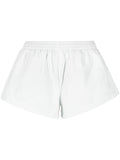 Balenciaga flared elasticated-waist shorts