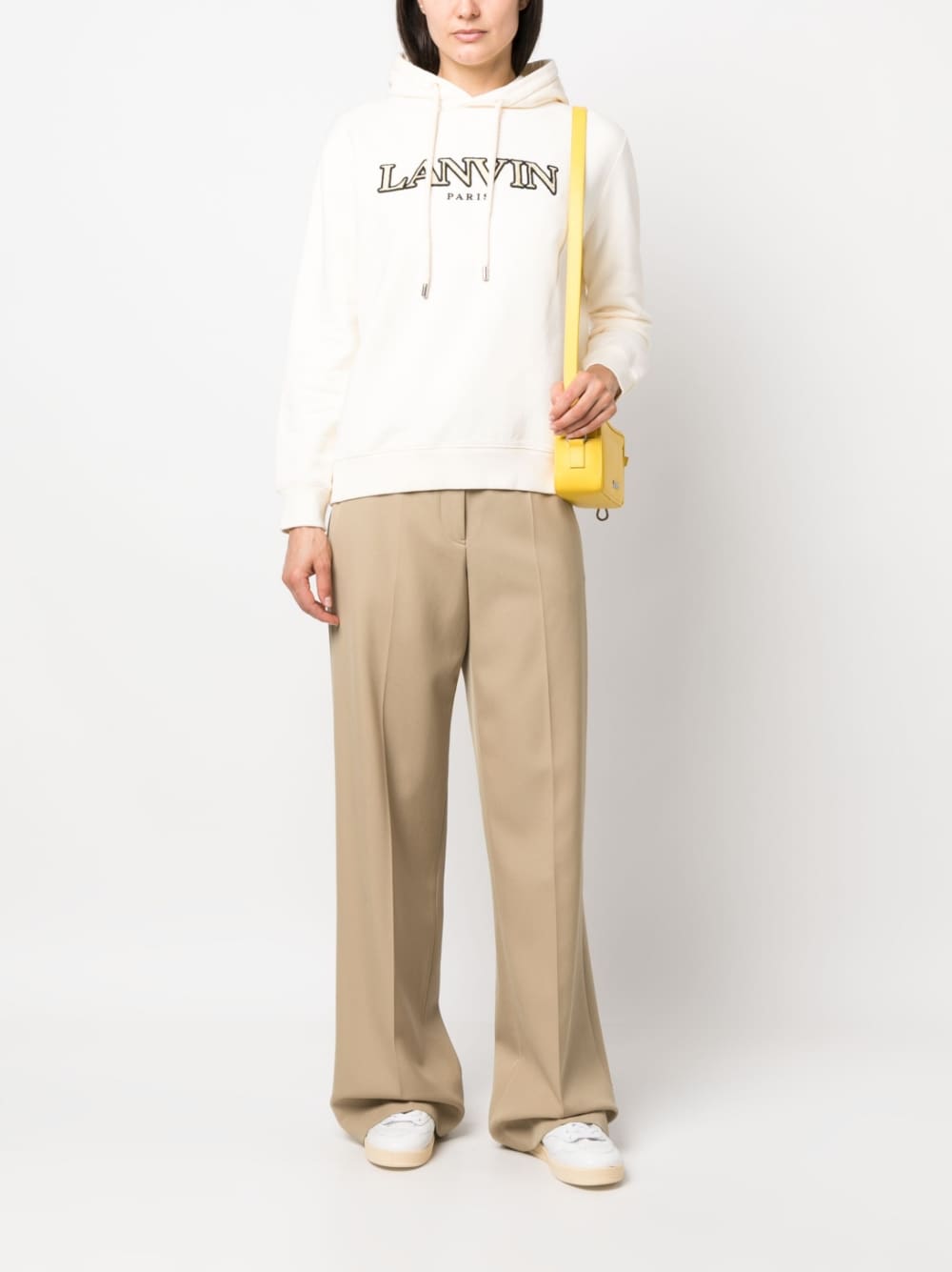 Lanvin Logo cotton hoodie