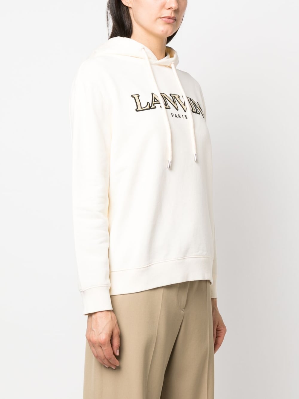 Lanvin Logo cotton hoodie