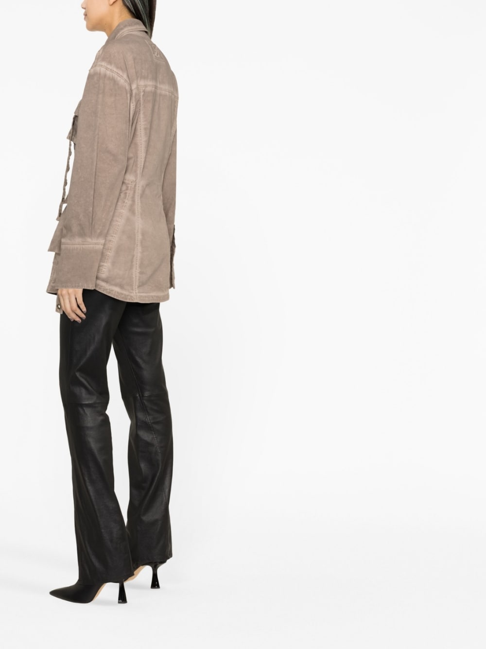 Blumarine Pocketed denim jacket