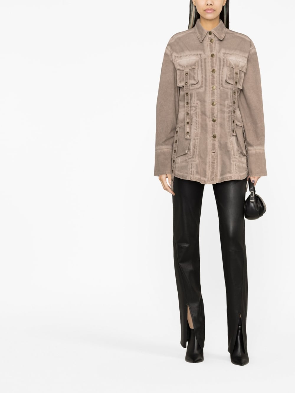 Blumarine Pocketed denim jacket