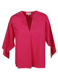 Psophia Cotton v-neck top