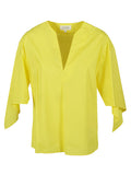 Psophia Cotton v-neck top