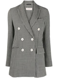 Circolo 1901 Pied de poul double-breasted jacket