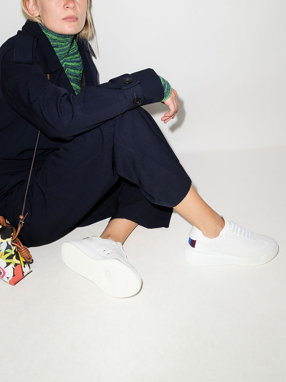 Stella McCartney Loop Faux Leather Sneakers