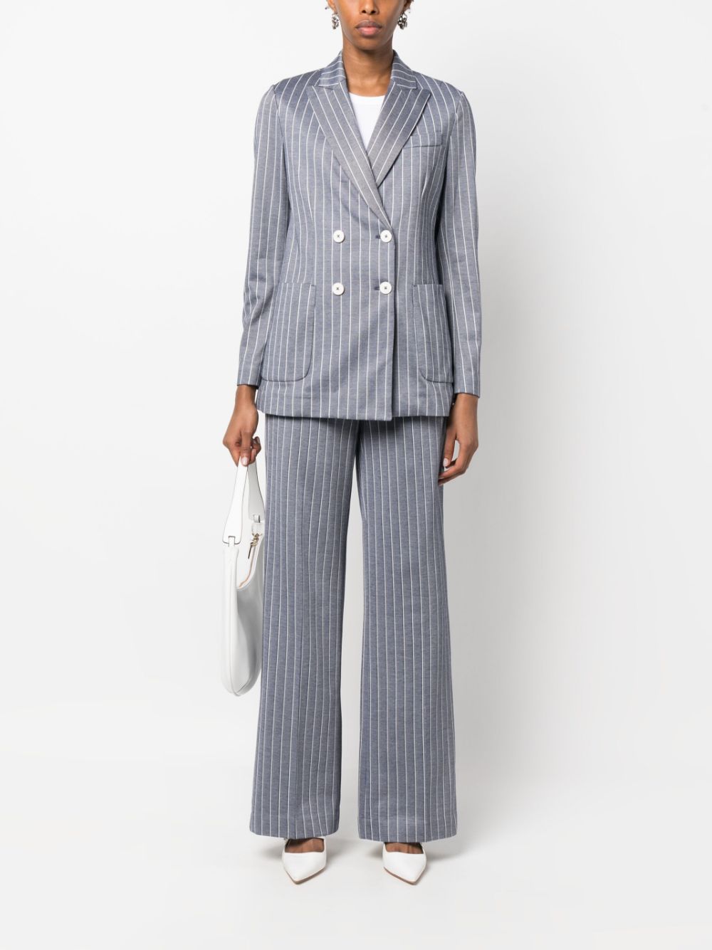 Circolo 1901 Striped double-breasted jacket