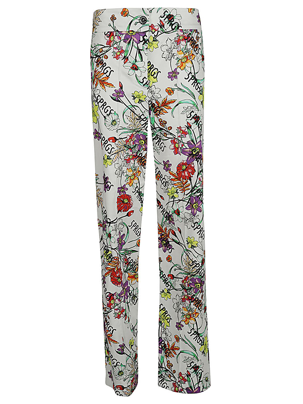 5Progress Printed cotton trousers