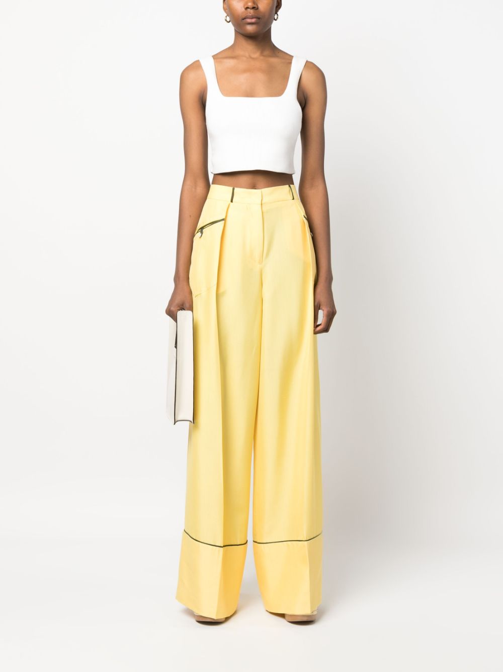 Bally Silk wide-leg trousers