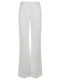 True Royal Linen flared trousers