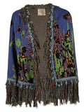Clocloude Printed cotton cardigan
