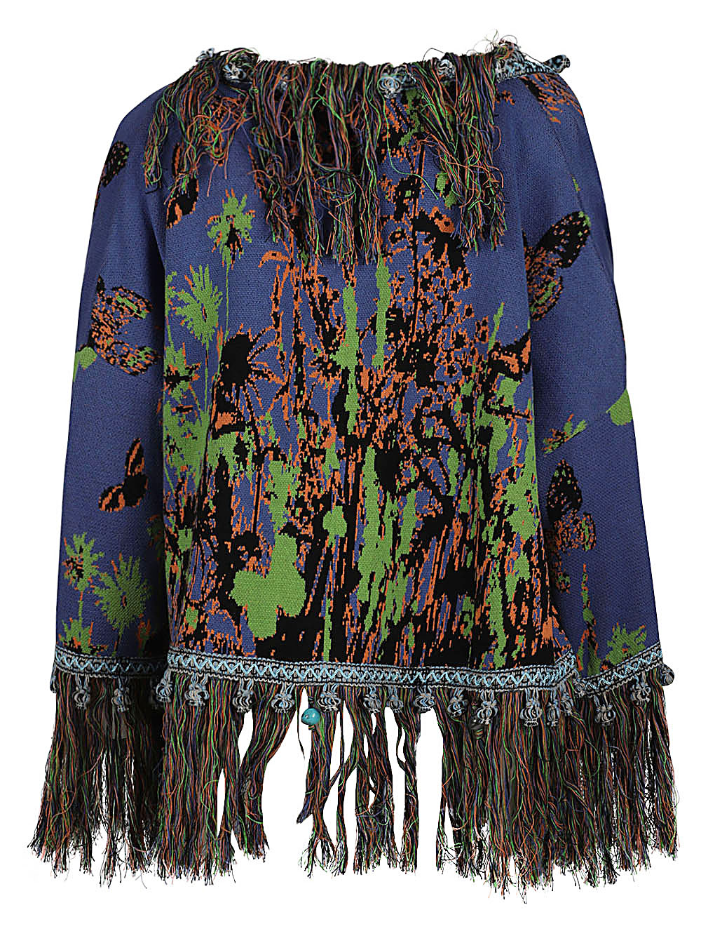 Clocloude Printed cotton cardigan