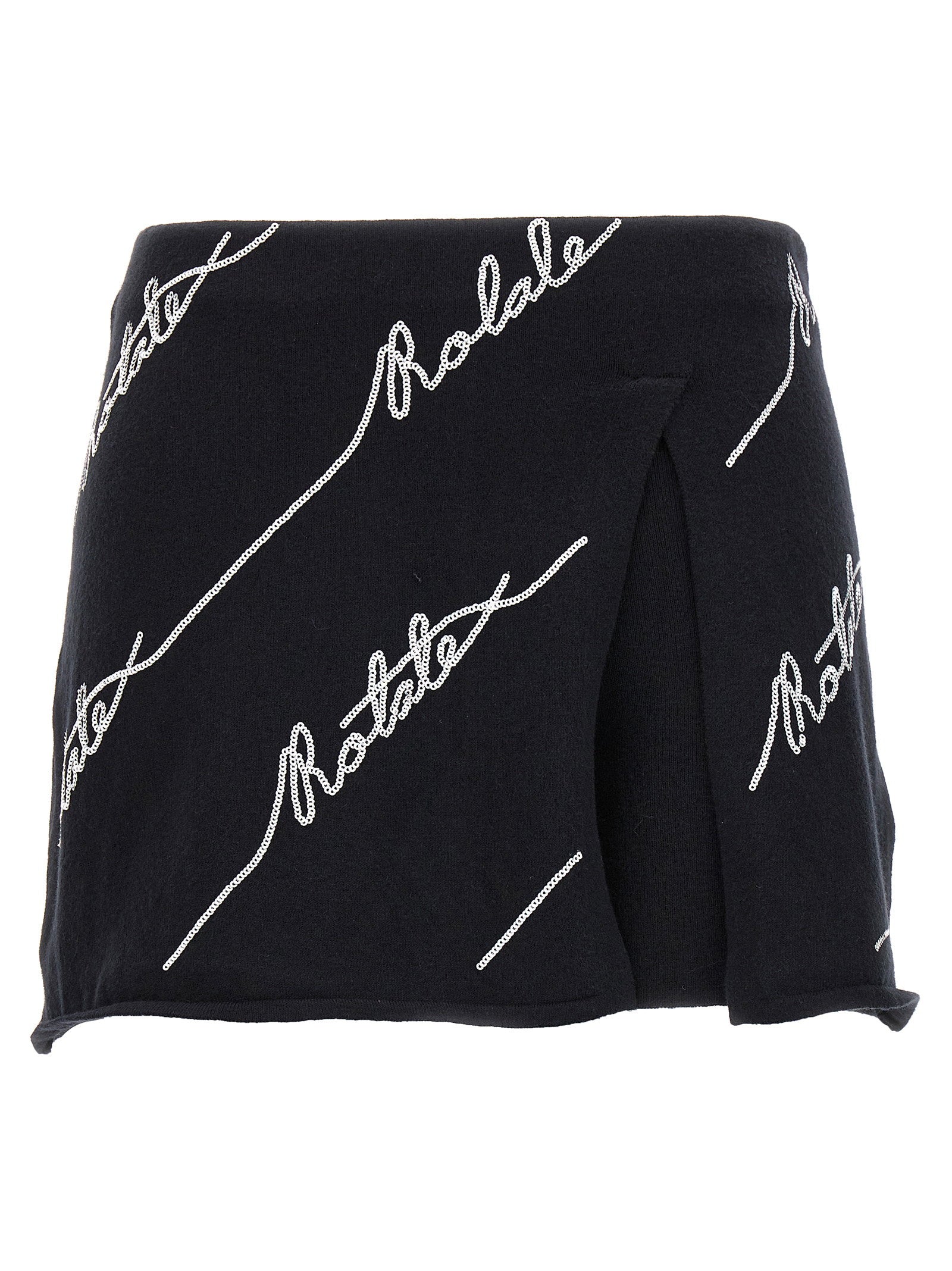 Rotate Birger Christensen Skort Sequin Logo Mini