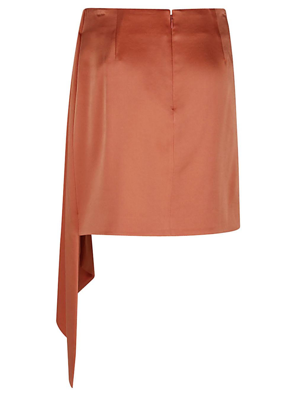 Jonathan Simkhai Mae draped satin mini skirt