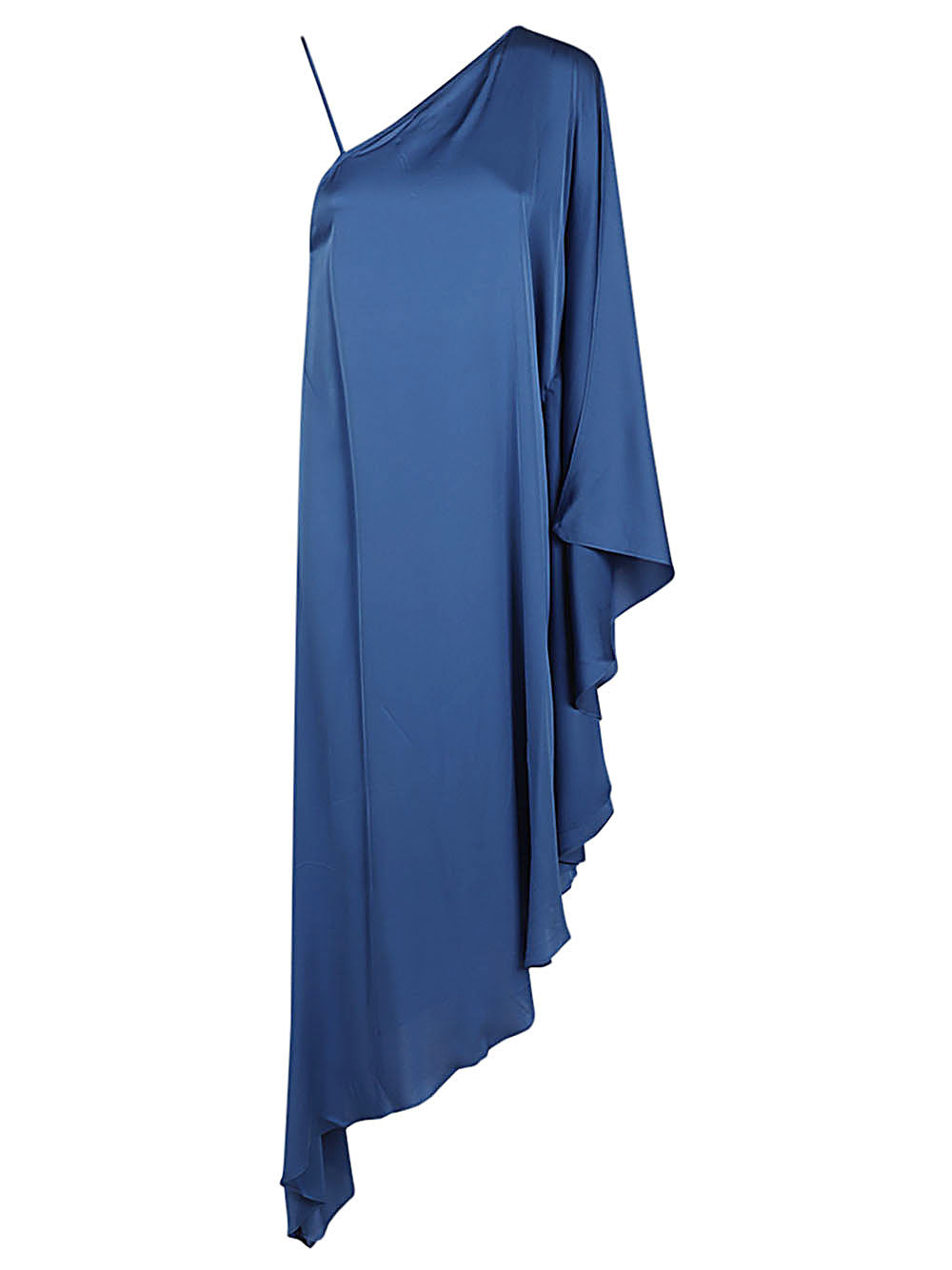 Silk95Five Long asymmetrical silk dress