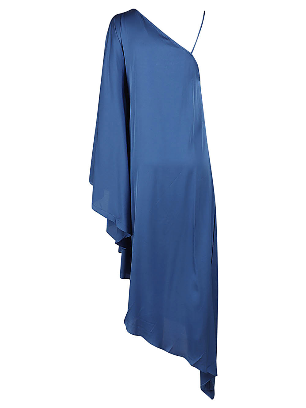 Silk95Five Long asymmetrical silk dress