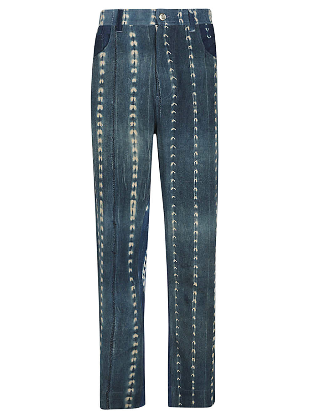Wales Bonner Miles tie-dye denim jeans
